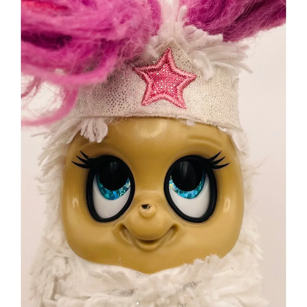 Fur Babies World Princess Melina Bush Baby White Pink Plush Star 6